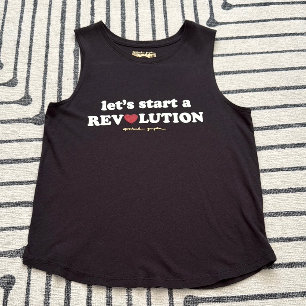 Spiritual Gangster Black Revolution Tank Top